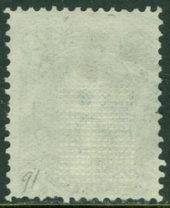 EDW1949SELL : USA 1868 Scott #91 Used. Very Fresh. PSAG Certificate Catalog $650