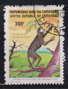 Cameroun 718 Black Colobus Monkey 1982