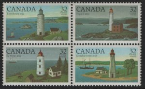 Canada 1984 MNH Sc 1035i in 1035a 32c Gibraltar Point with 'scratch in sky' -...