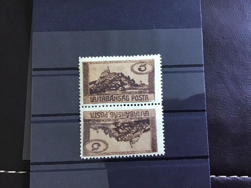 Lajtabanat 1921 Tete-beche mint never hinged stamps pair R30003