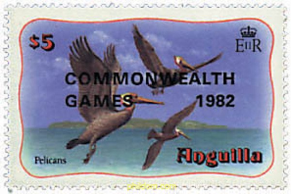 639184 MNH ANGUILLA 1982 12 JUEGOS DE LA COMMONWEALTH EN BRISBANE