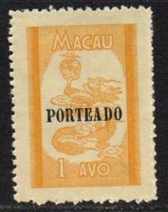 Macao Sc #J50 Mint Hinged