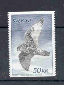 Sweden Sc  1351 1981 50 kr Gyrfalcon stamp mint NH