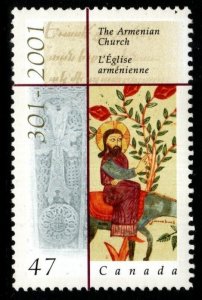 CANADA SG2085 2001 ANNIVERSARY OF ARMENIAN CHURCH MNH