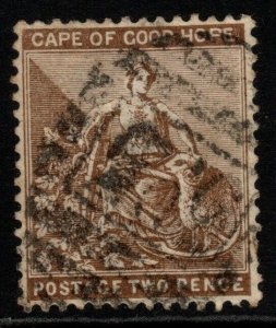 CAPE OF GOOD HOPE SG50 1884 2d PALE BISTRE USED