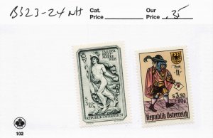 AUSTRIA    B323-24    MNH
