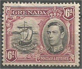 GRENADA 1938, MH 6p, Seal of the Colony.Scott 138