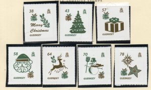 Guernsey Sc 1360-1366  2016 Christmas stamp set  mint NH