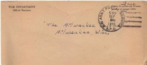 United States A.P.O.'s Soldier's Free Mail 1945 U.S. Army Postal Service, A.P...