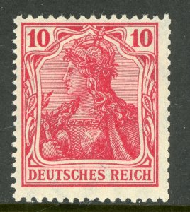 Germany 1919 Germania 10pf Wmk Postwar Print Scott # 83 MNH T723 ⭐⭐⭐⭐⭐⭐