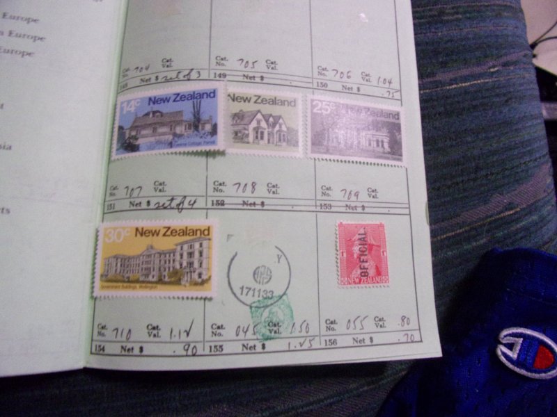 NEW ZEALAND COLLECTION IN APPROVAL BOOK ALL MINT