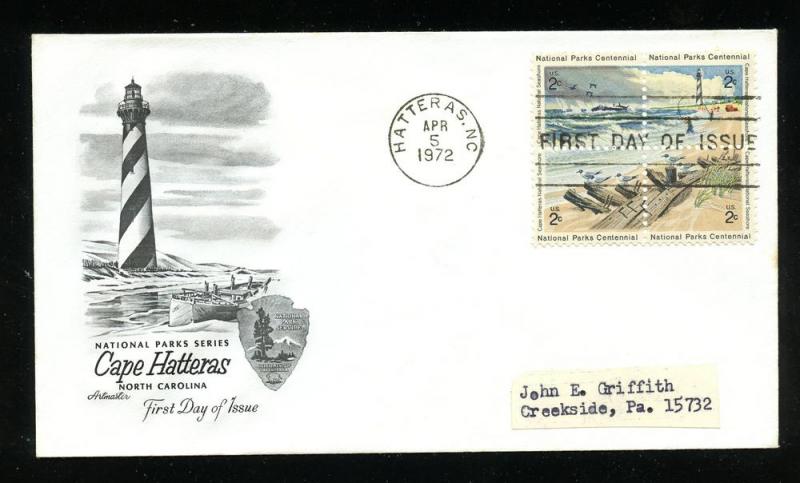 US 1451a ADDR National Parks Blk 4, ArtMaster