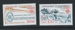 FRENCH ANDORRA mnh multiple item SC. 294-295