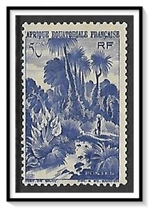 French Equatorial Africa #169 Jungle Scene MH