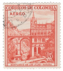 COLOMBIA 1954 SCOTT # C241. USED. # 6