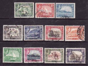 Aden-Sc#16-27a ex 17,23A- id7-used set-1939-48-