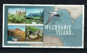 AAT: 2010,  Macquarie Island, Miniature Sheet, MNH