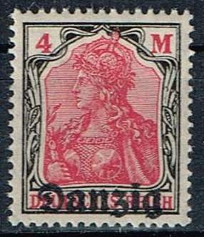 Danzig,Sc.#12 MNH, Germania ovpr. Danzig cv. €28