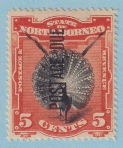 NORTH BORNEO J3 POSTAGE DUE  MINT HINGED OG * NO FAULTS EXTRA FINE! - NLR