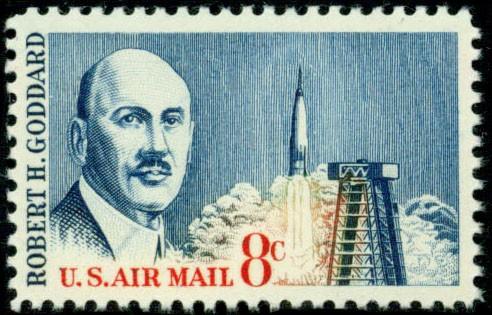 C69 Robert Goddard F-VF MNH single