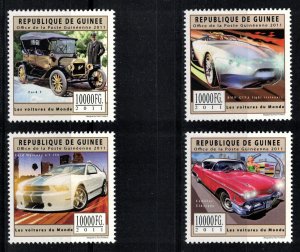 GUINEA 2011 - Cars / complete set MNH