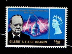 GILBERT AND ELLICE ISLANDS SCOTT#106 1966 CHURCHILL - MH