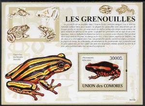 Comoro Islands 2009 Frogs perf m/sheet unmounted mint