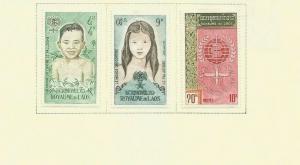 LAOS 1962 SCOTT 74-6 MH