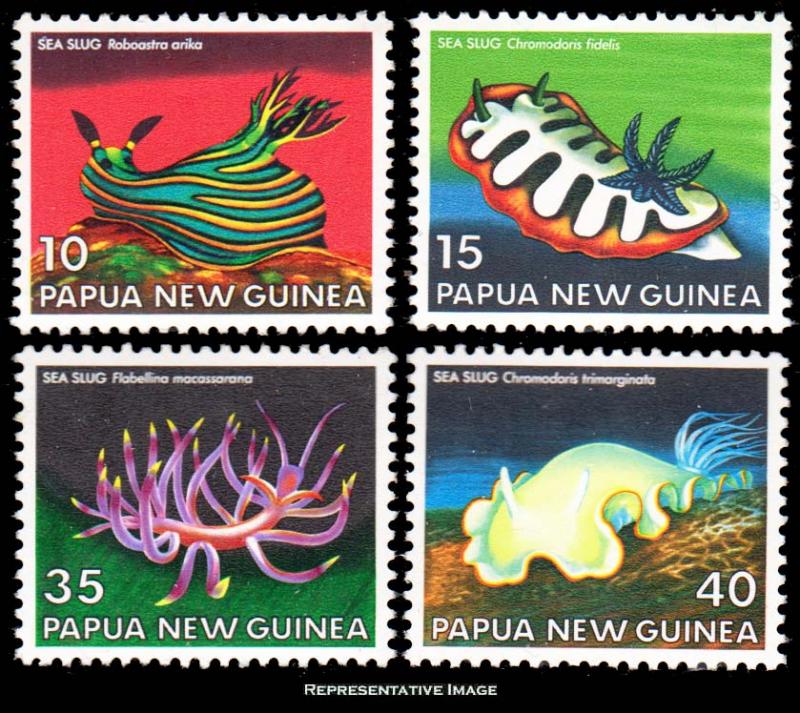 Papua New Guinea Scott 482-485 Unused lightly hinged.