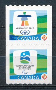 Canada - Vancouver Olympic Games MNH Sports Stamps (2010) #2307A-B