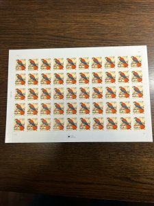 Scott 3031 American Kestrel 1¢ 1999 Pane of 50 Plate#644A MNH