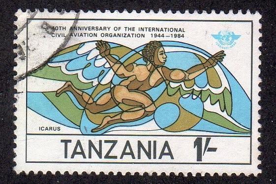 Tanzania 246 - Used - Icarus (Mythology) / Aviation