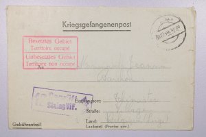 Germany 1940 POW Letter Card to Belgium - L40502