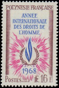 French Polynesia #243-244, Complete Set(2), 1968, Hinged