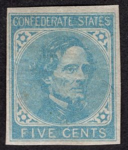 CSA Scott #6 Extra fine, w/original gum. Lightly Hinged.