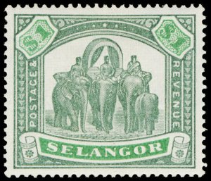 MALAYA STATES- SELANGOR 36  Mint (ID # 118300)