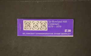 Stamps St Vincent Scott #545-547 booklet never hinged