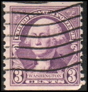 United States 721 - Used - 3c George Washington (coil) (1932) (2)