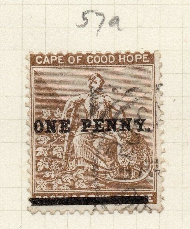 Cape of Good Hope 1892-93 Early Issue Fine Used 1d. Surcharged 284484