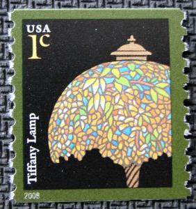 US #3758A MNH Coil Single, Tiffany Lamp, SCV $.20 