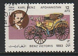 1984 Afghanistan - Sc 1101 - used VF - 1 single - Benz