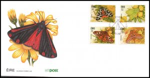 Ireland 935-938 Moths U/A FDC