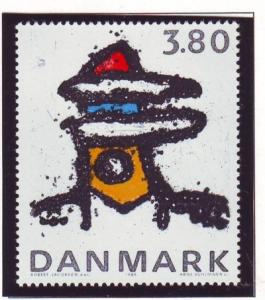 Denmark Sc 788 1985 Abstract Sculpture stamp mint NH