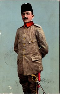 1913 Italy PO Constantinople Turkey Postcard Cover to Omegna Enver Pasha