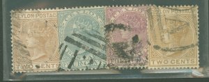 Ceylon #63-5/85 Used Multiple