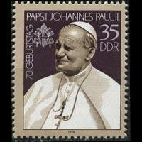 DDR 1990 - Scott# 2825 Pope Paul II Set of 1 NH