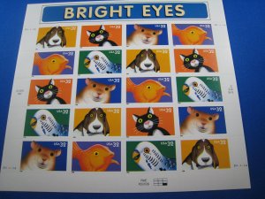 UNITED STATES 1998 - SCOTT #3230-3234  BRIGHT EYES FULL PANE   MNH