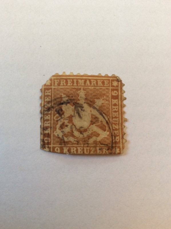 Wurttemberg x4 earlier. Please see photos for condition.6k blue is still on pape