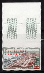 CAMEROUN 1961 Surch REPUBLIQUE FEDERALE 10s.on 200f Brown SG 296a MNH