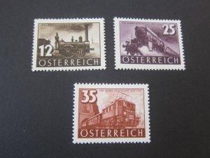 Austria 1937 Sc 385-87 set MNH